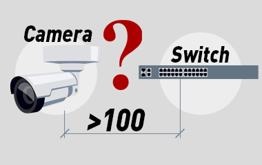 Подключение IP-камеры на расстоянии больше 100 м