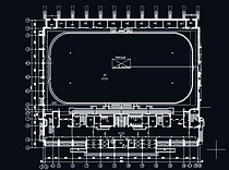СОТ внутреннего наблюдения в Ледовой арене на 1000 мест с контролем трибун. 40 камер