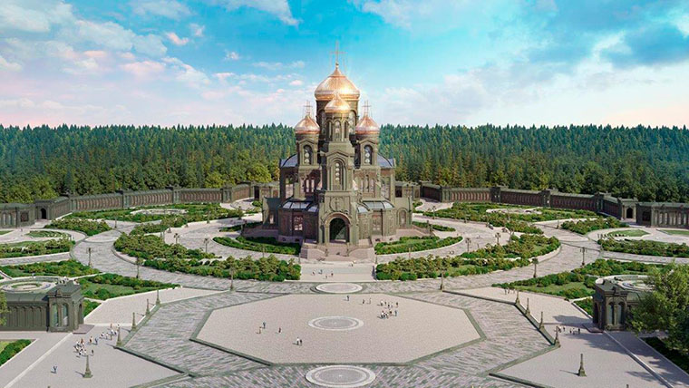 Ситуационное видеонаблюдение на территории Военно-патриотического парка «Патриот» и в главном храме ВС РФ на базе серверов VIDEOMAX