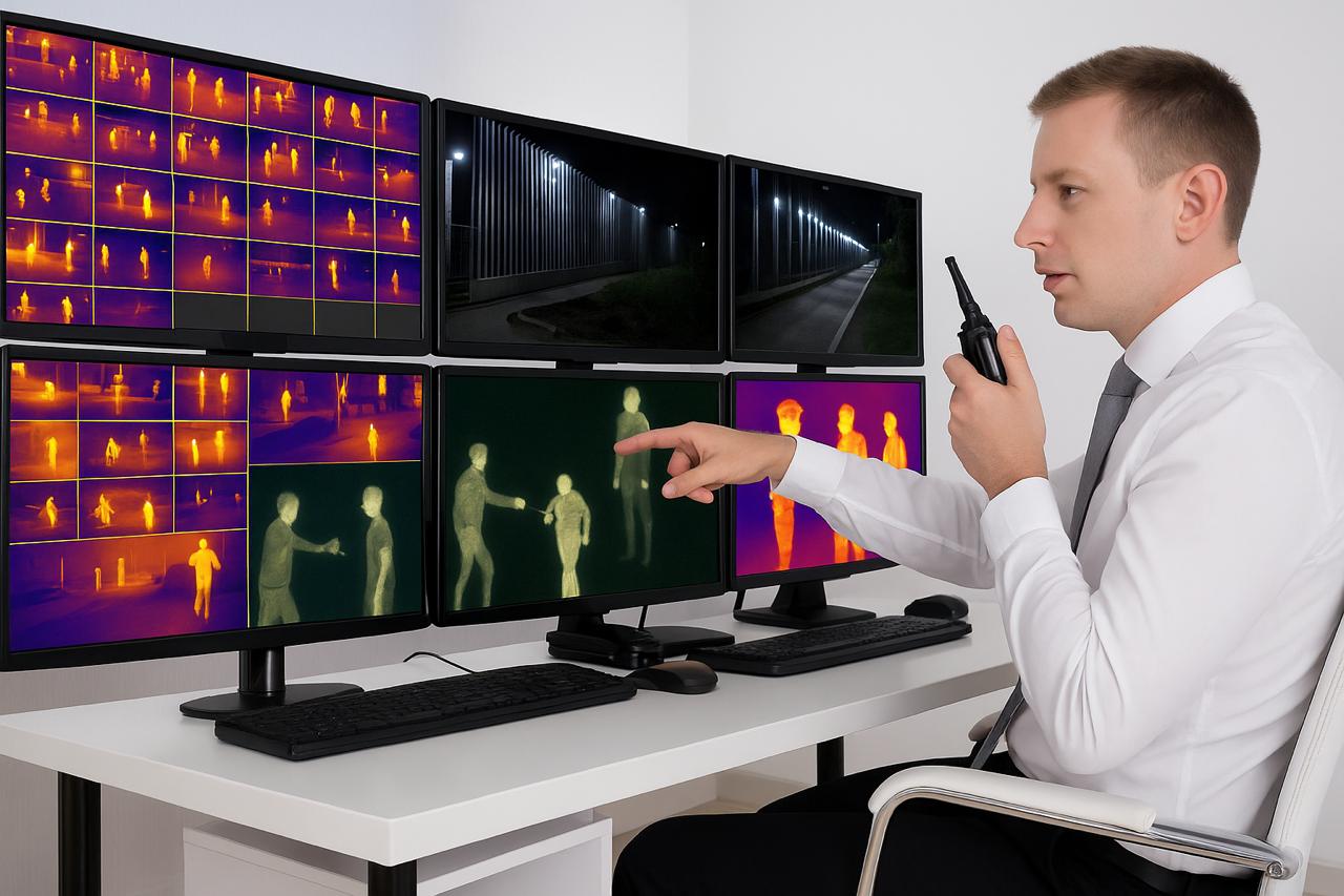 Тепловизор и его применение в системах видеонаблюдения