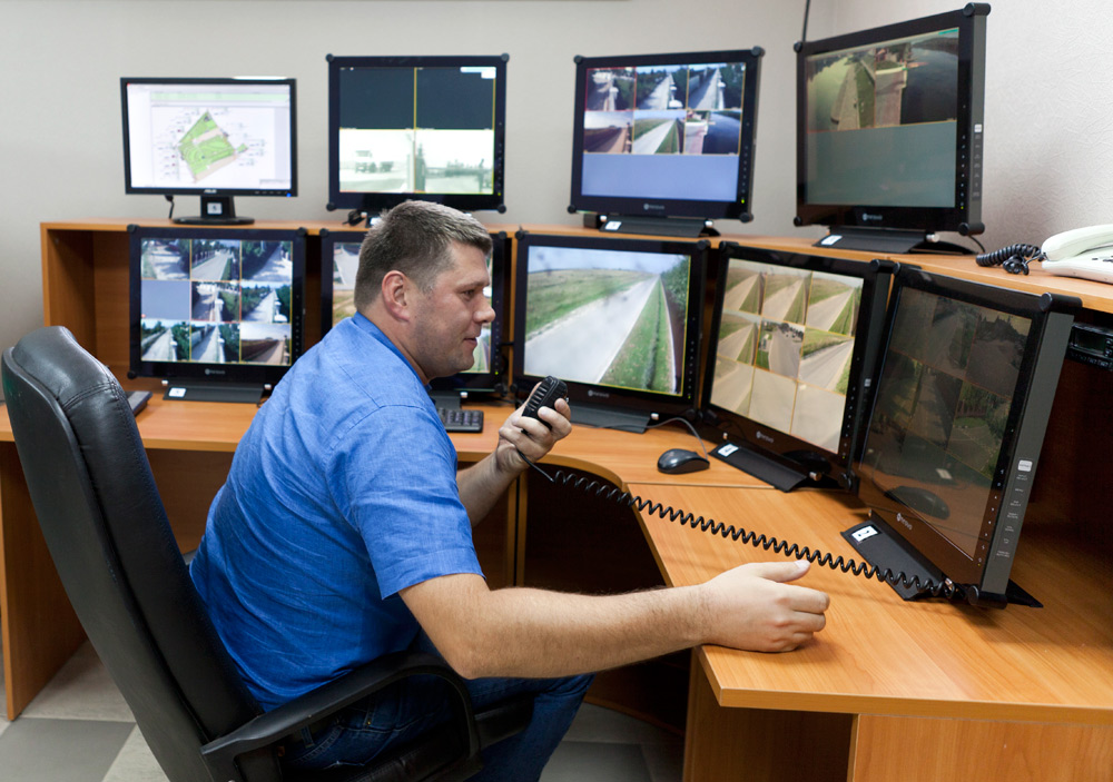 Видеонаблюдение на периметре. Рабочее место оператора.