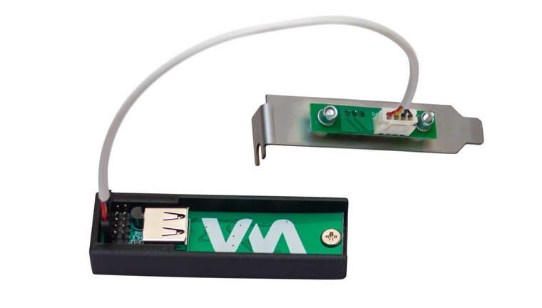 Аппаратный модуль контроля температуры внутри и снаружи сервера - VIDEOMAX-TempControl.USB